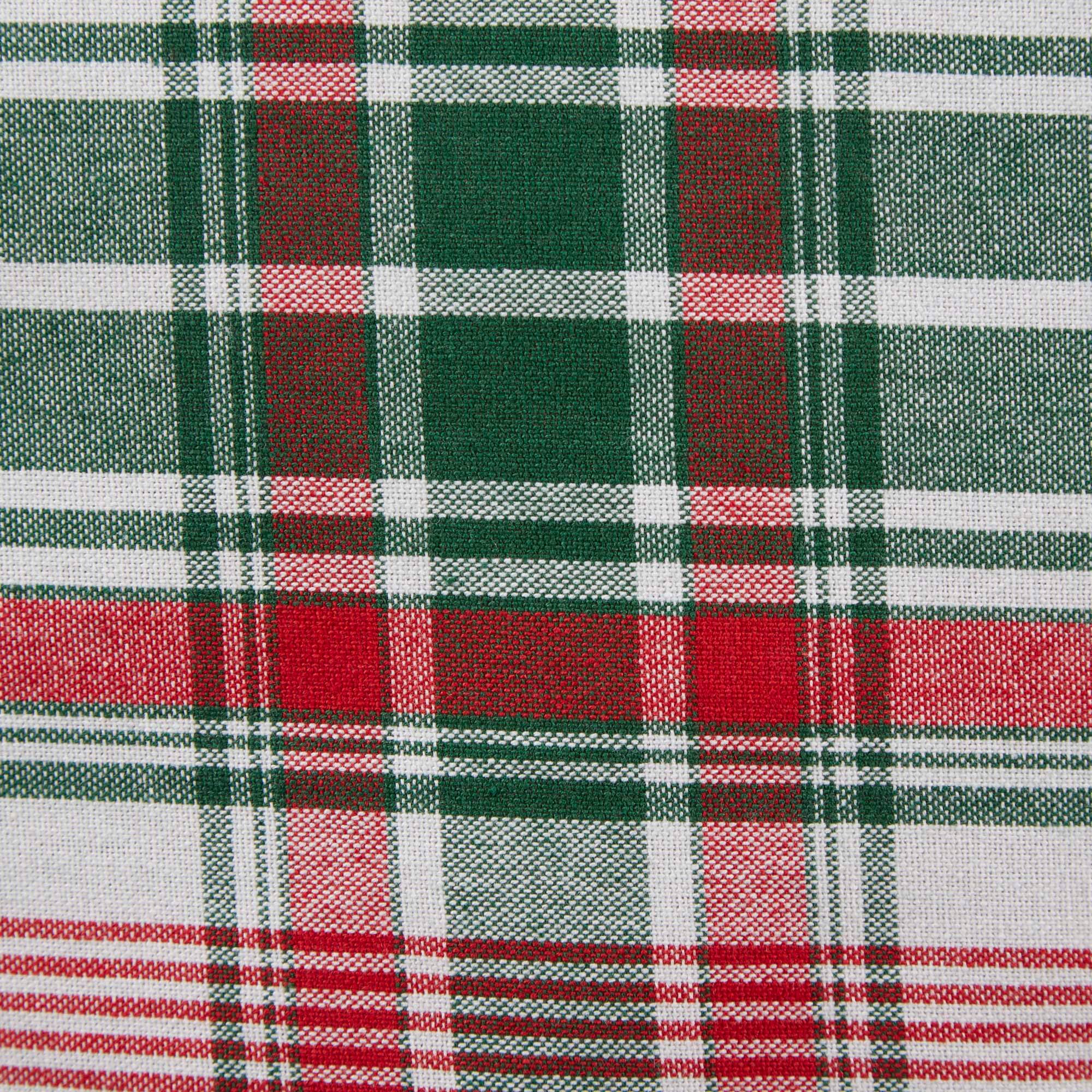 DII® Yuletide Plaid Tablecloth